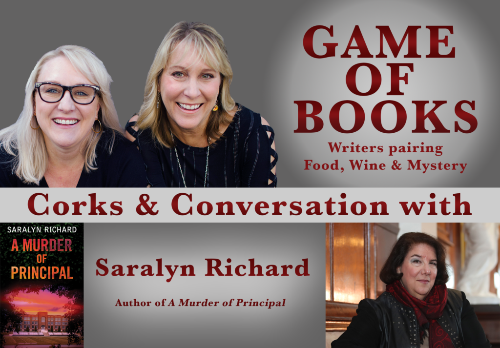 Corks & Conversation with Saralyn Richard — Game of Books